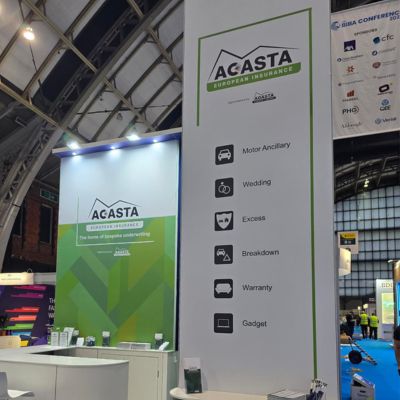 Acasta Insurance Booth